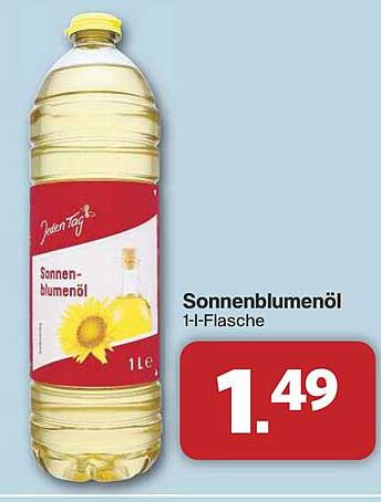 Sonnenblumenöl 1-Liter-Flasche