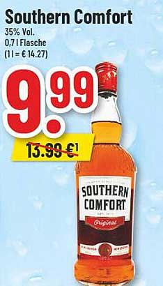 Southern Comfort 0,7 l Flasche - Aromatischer Genuss