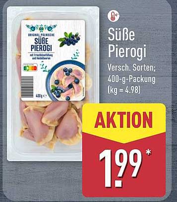 Süße Pierogi – Verschiedene Sorten; 400-g-Packung