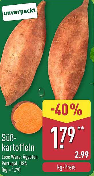 Süßkartoffeln - Lose Ware; Ägypten, Portugal, USA