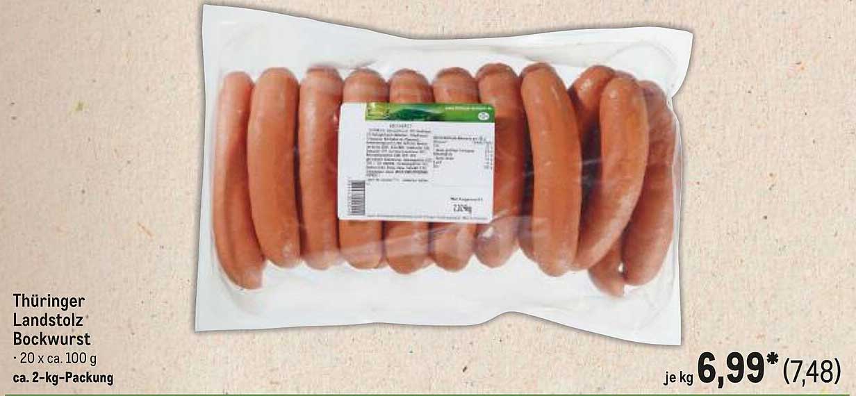Thüringer Landstolz Bockwurst