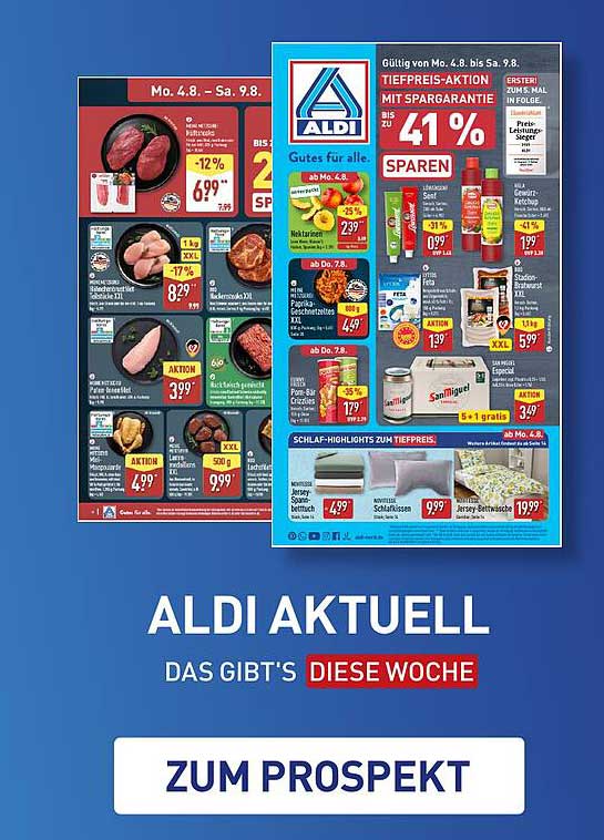 Tiefpreis-Aktion mit bis zu 41% sparen