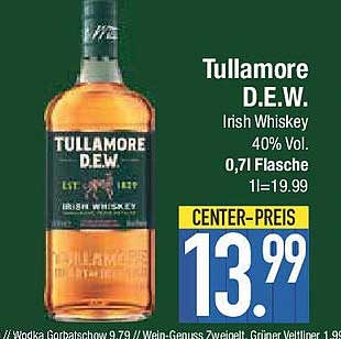 Tullamore D.E.W. Irish Whiskey 0,7l