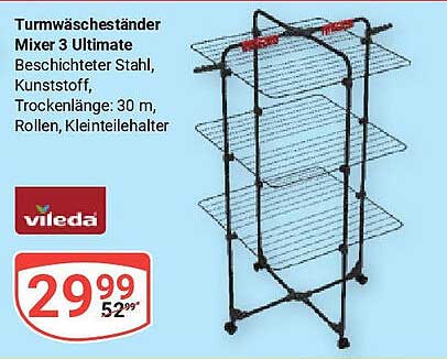 Turmwäscheständer Mixer 3 Ultimate