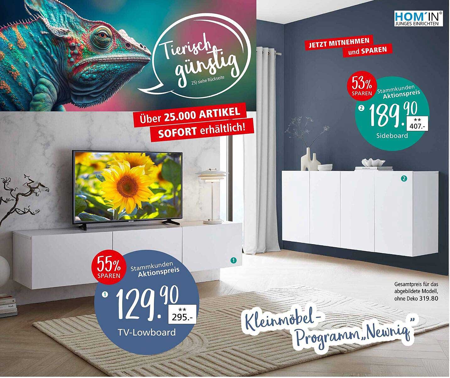 TV-Lowboard - Stammkunden Aktionspreis 129,90 €