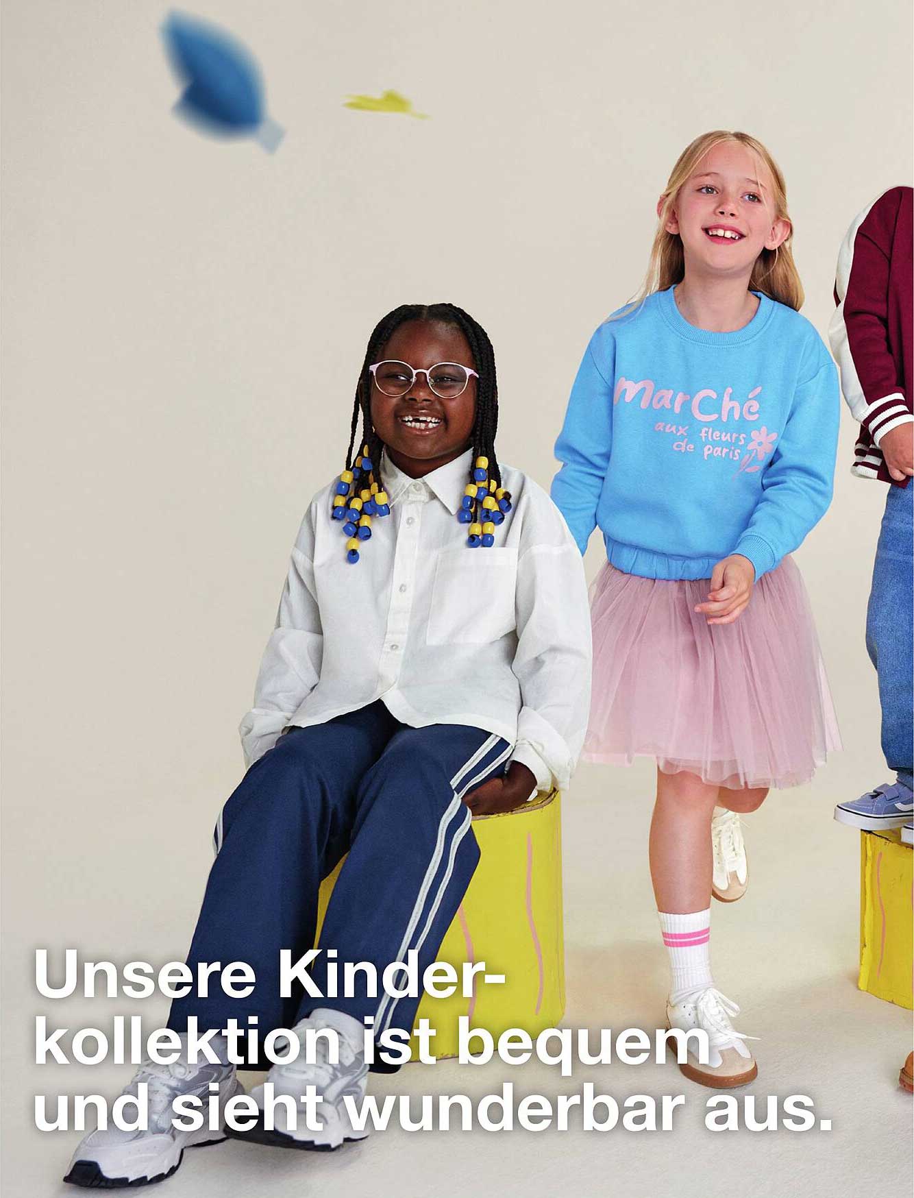 Unsere Kinderkollektion – bequem und wunderbar