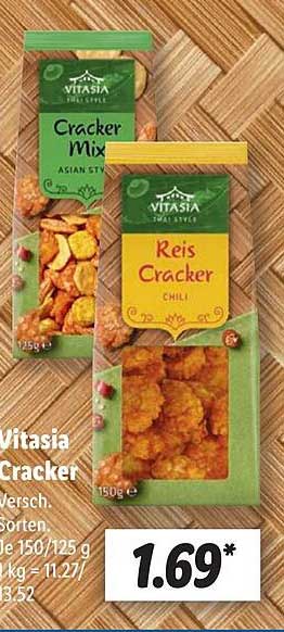 Vitasia Cracker – Verschiedene Sorten