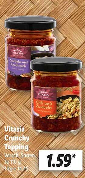 Vitasia Crunchy Topping - Verschiedene Sorten