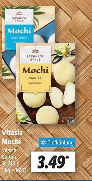 Vitasia Mochi, verschiedene Sorten, 210 g