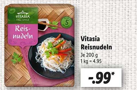 Vitasia Reisnudeln 200 g - Jetzt für nur 0,99 €