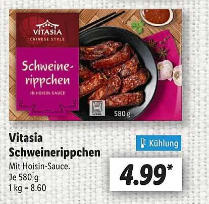 Vitasia Schweinerippchen in Hoisin-Sauce