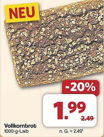 Vollkornbrot 1000-g-Laib