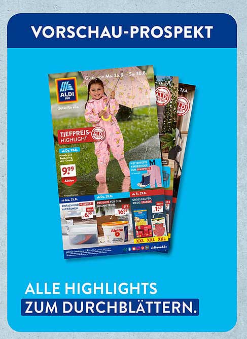 Vorschau-Prospekt Aldi Süd - Große Angebote und Highlights