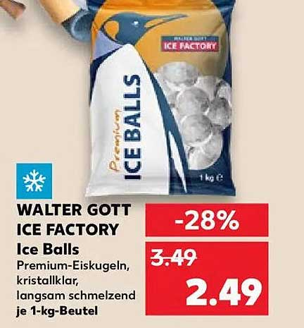 WALTER GOTT ICE FACTORY Ice Balls 1 kg