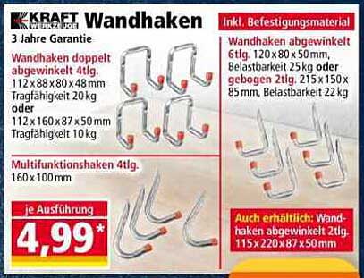 Wandhaken doppelt abgewinkelt und multifunktional – praktische Lösungen für Ihr Zuhause