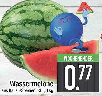 Wassermelone aus Italien/Spanien, Kl. I, 1kg