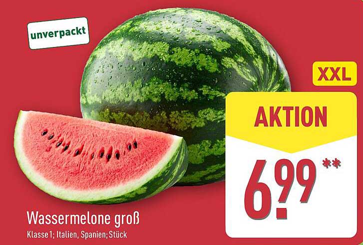 Wassermelone groß