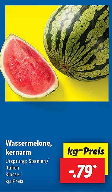 Wassermelone, kernarm