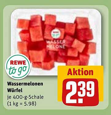 Wassermelonen Würfel