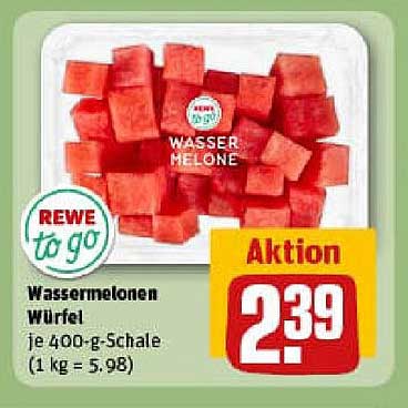 Wassermelonen Würfel - REWE to go