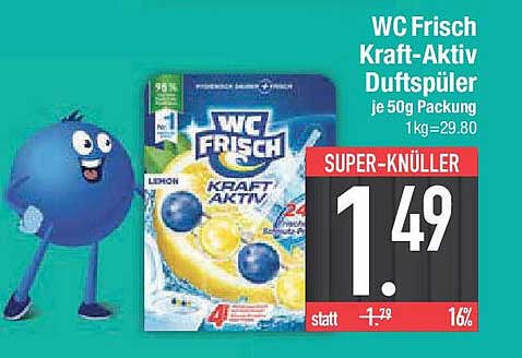 WC Frisch Kraft-Aktiv Duftspender je 50g Packung