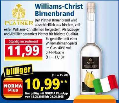 Williams-Christ Birnenbrand