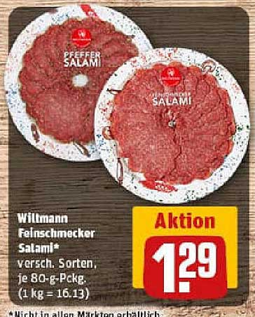 Wittmann Feinschmecker Salami - verschiedene Sorten, je 80 g-Packung
