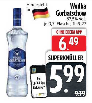 Wodka Gorbatchow 0,7L