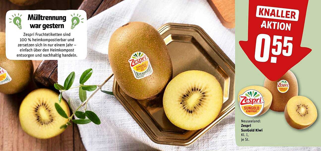 Zespri SunGold Kiwi - 0,55 €