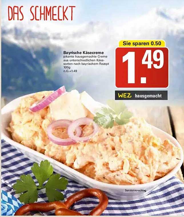Bayrische Käsecreme