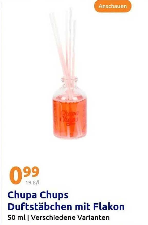 Chupa Chups Duftstäbchen mit Flakon 50 ml | Verschiedene Varianten
