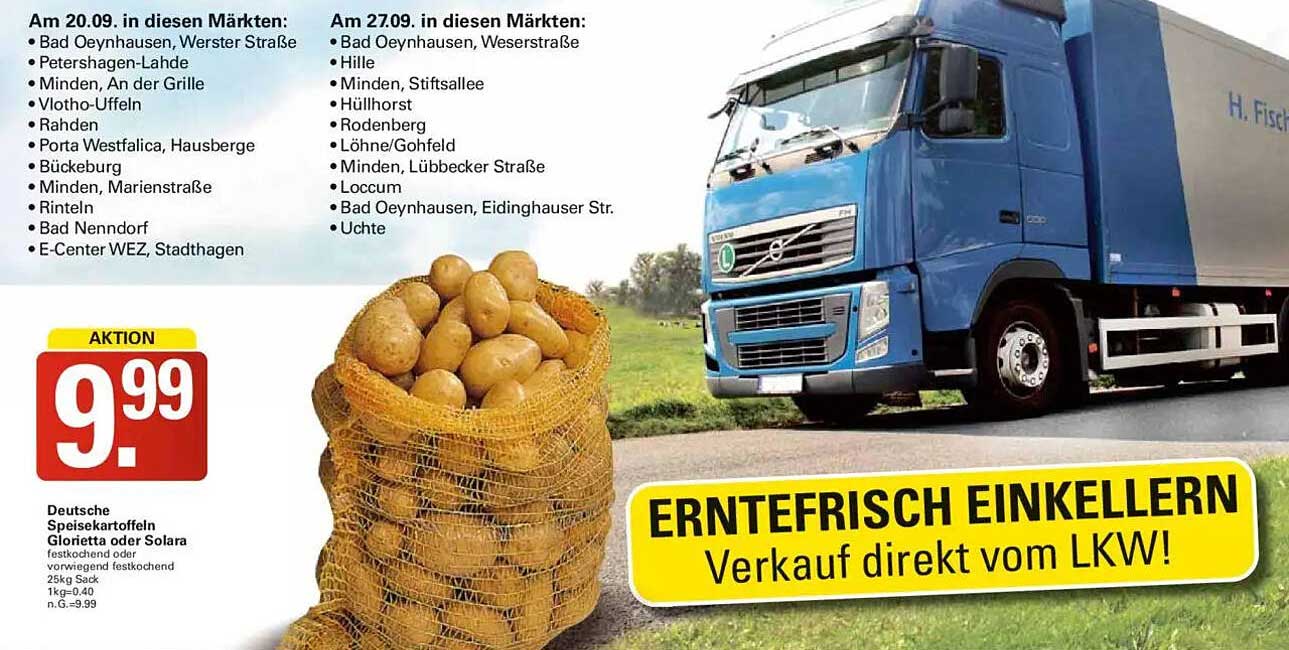 DEUTSCHE SPEISEKARTOFFELN GLORIETTA ODER SOLARA, 25KG SACK