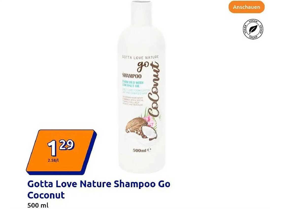 Gotta Love Nature Shampoo Go Coconut 500 ml