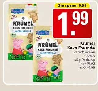 Krümel Keks Freunde Hafer-Vanille