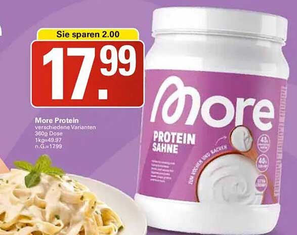 More Protein Sahne - 360g Dose