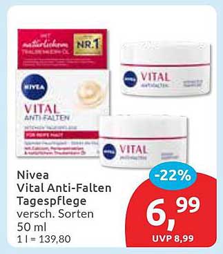Nivea Vital Anti-Falten Tagespflege 50 ml