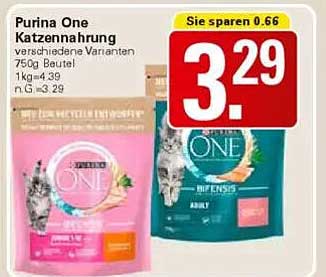 Purina One Katzennahrung 750g Beutel - verschiedene Varianten