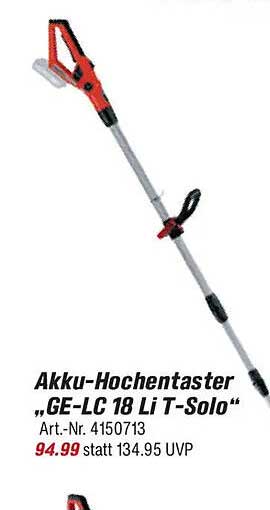 Akku-Hochentaster „GE-LC 18 Li T-Solo“