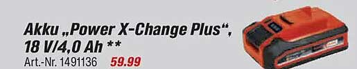 Akku „Power X-Change Plus“, 18 V/4,0 Ah