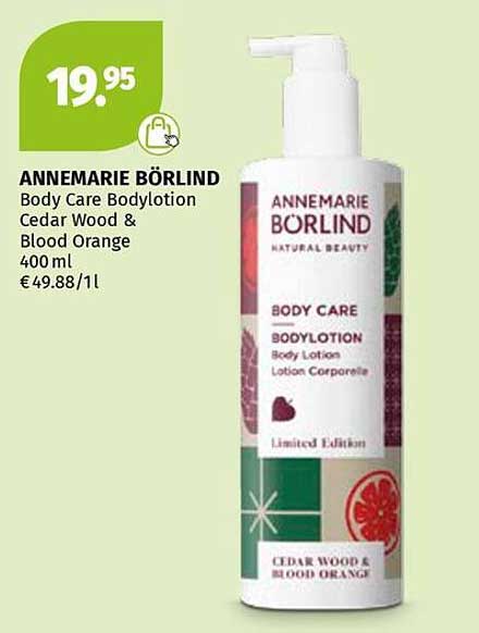 ANNEMARIE BÖRLIND Body Care Bodylotion Cedar Wood & Blood Orange 400 ml - Limited Edition
