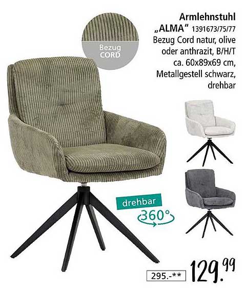 Armlehnstuhl ‚ALMA‘