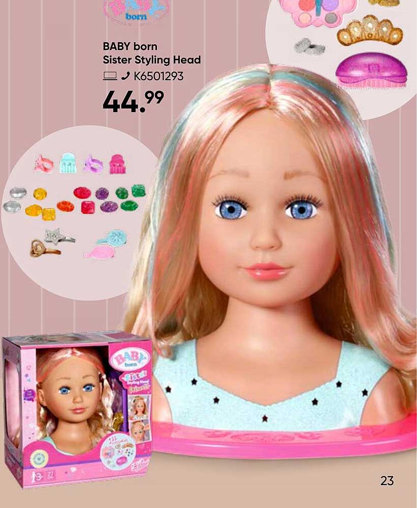 BABY born Sister Styling Head