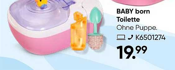 BABY born Toilette ohne Puppe