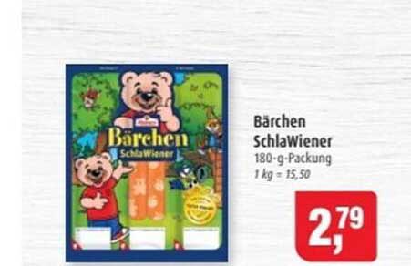 Bärchen SchlaWiener 180-g-Packung