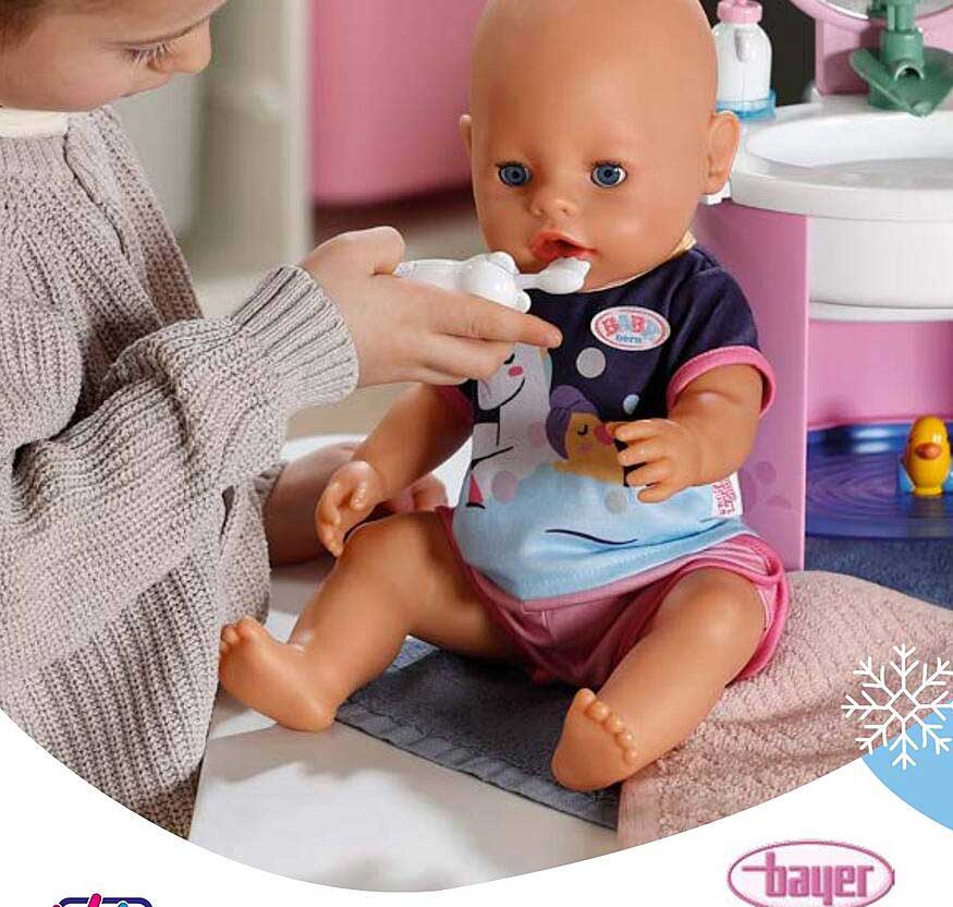 Bayer Puppen-Babydoll mit Zubehör