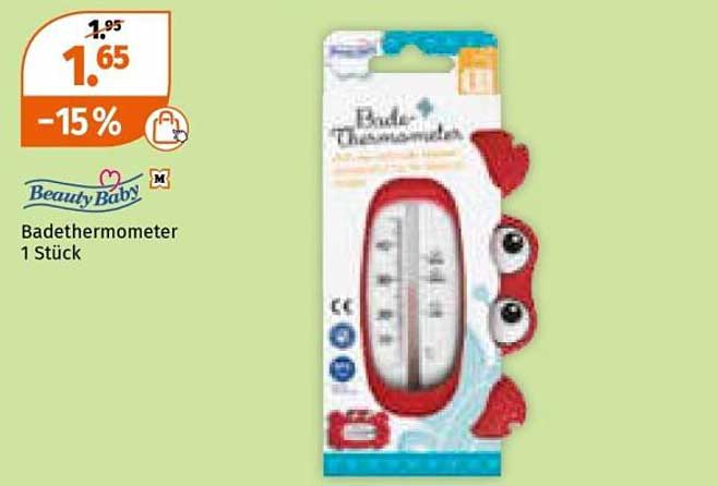 Beauty Baby Badethermometer 1 Stück