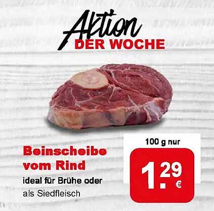 Beinscheibe vom Rind