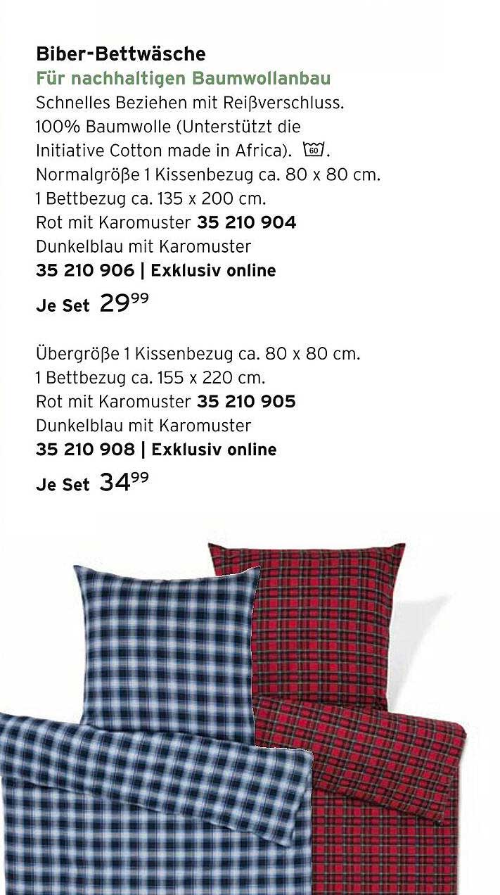 Biber-Bettwäsche für nachhaltigen Baumwollbau