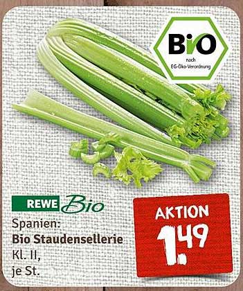 Bio Staudensellerie - frisch und gesund aus Spanien