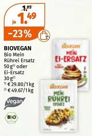 BIOVEGAN Bio Mein Rührei Ersatz